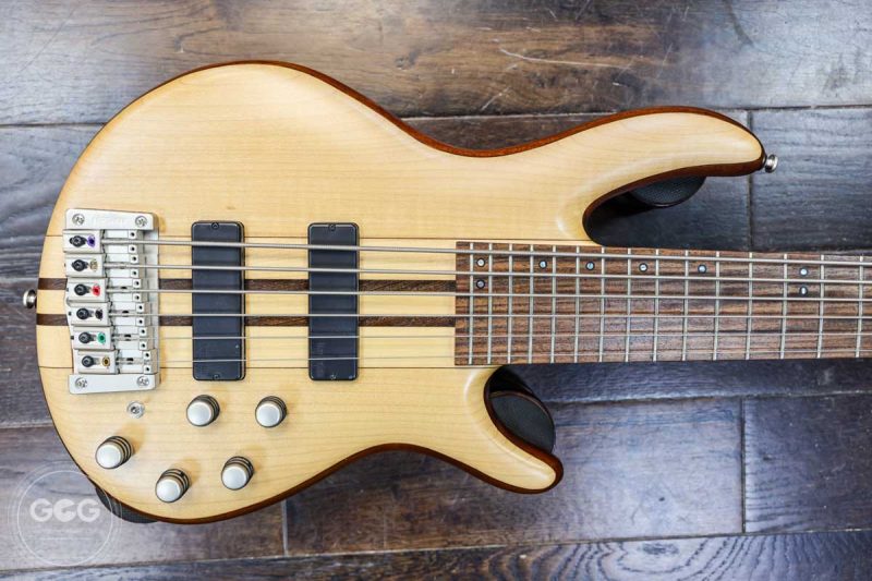 CORT A6 PLUS FMMH OPEN PORE NATURAL 6 STRING ELECTRIC BASS