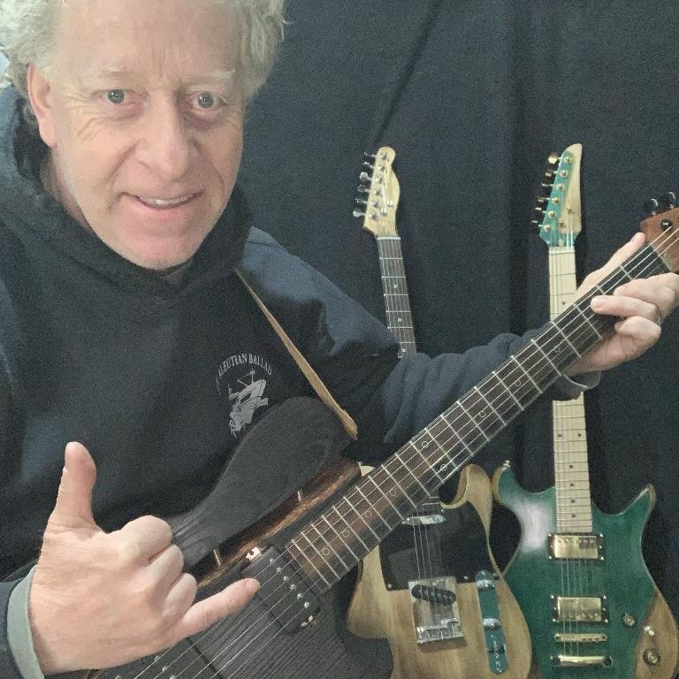 John Lavoie – Crimson Guitars Shou-Sugi-Ban Copper Rodded Descendant