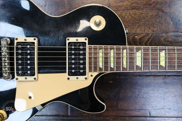 Gibson Les Paul Classic Ebony played by Peter "Biff" Byford