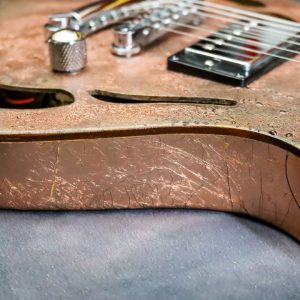 397 Crimson Ben Crowe Built Guitar