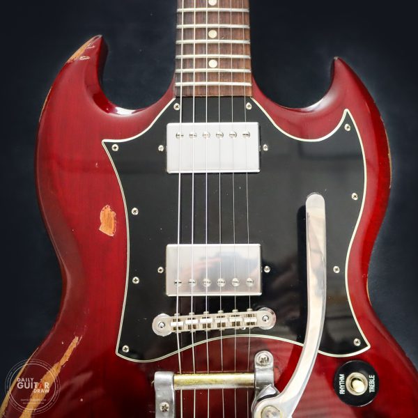 279 COVER Gibson SG Relic in Cherry Red