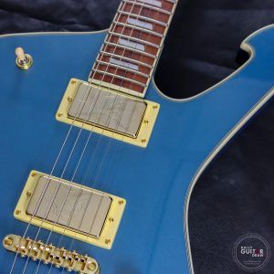438 COVER Ibanez IC420ABM Iceman Electric Guitar in Antique Blue Metallic