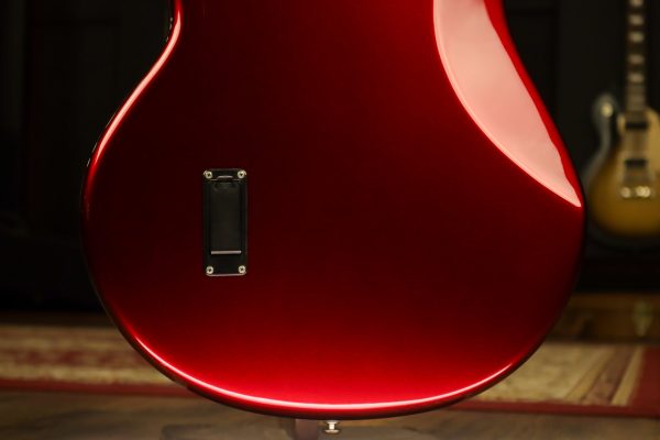 Music Man Stingray 2-Band EQ in Candy Red / 990 | Daily Guitar Draw©